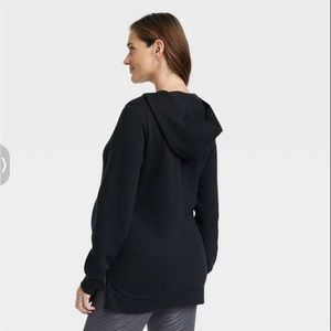 NEW!!!! Nursing Pullover Hooded Maternity Black Size S